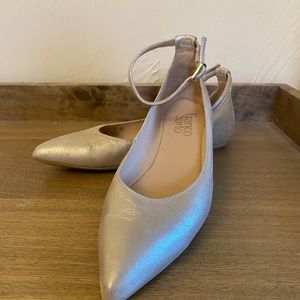 Franco Sarto soft gold flats